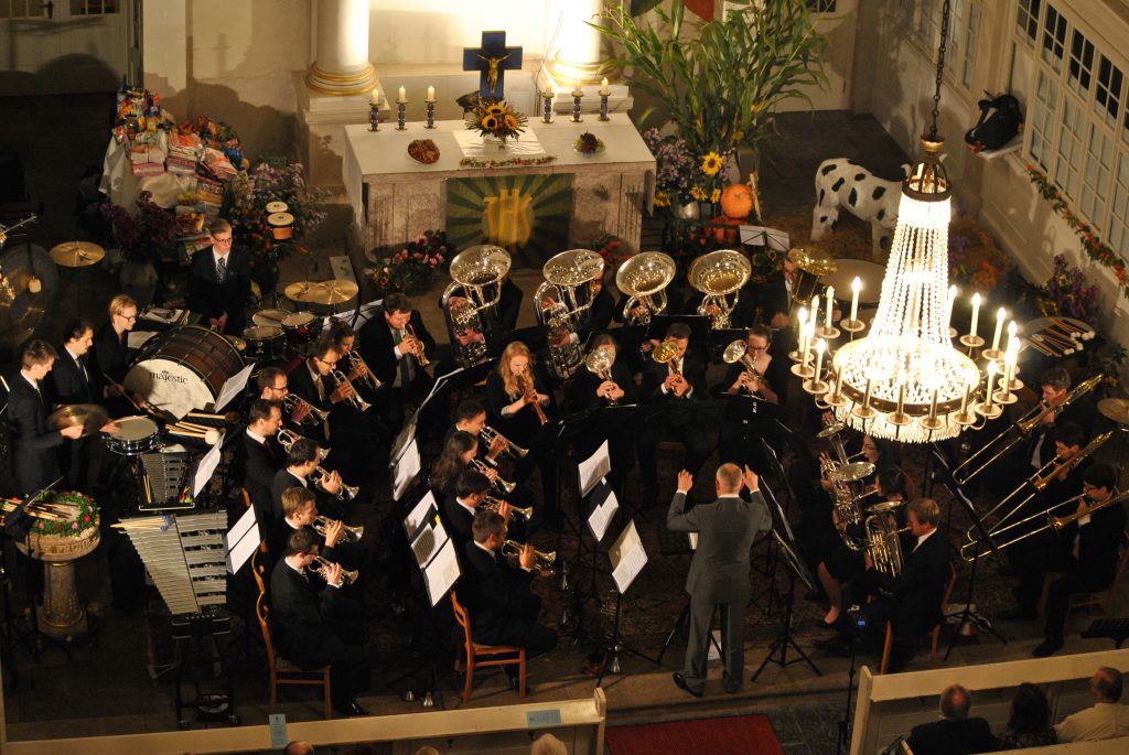 (C) VSB | Brass Band Sachsen unter Leitung von Prof. Bryan Allen in Mildenau